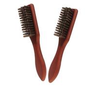 HAMPPLIES 2 piezas Cepillo para de Madera Cepillo de y Desenredado para Cuidado y Limpieza de Barbas Portátil y Ligero para y