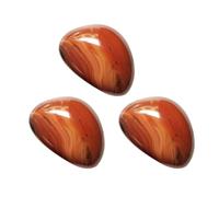 HAMPPLIES 2 Piezas de Piedra Sardonyx Natural Marrón para Fuentes y Meditaciones de Cristal Energía Positiva y Ayuda Sanación