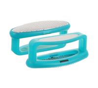 HAMPPLIES 2 piezas Escofina de Acero Inoxidable para Pedicura Removedor de Callos y Durezas Reutilizable y Lavable para Cuidado Profesional de Pies y Duradero Color Color Aleatorio