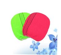 HAMPPLIES 2 Piezas Guantes De Baño Exfoliantes De Rayón Para Ducha Guantes Para Frotar Baño Para Exfoliación
