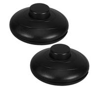 HAMPPLIES 2 Piezas Interruptor de Pedal para Piso Botón de Paso para Control de Luz LED Repuesto para Iluminación Hogar y Oficina Compatible con Varias Lámparas