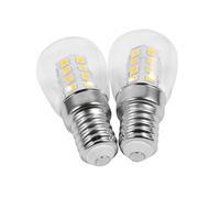 HAMPPLIES 2 piezas LED Bombilla para Frigorífico Base Luz Cálida de Maíz Pack de Unidades Resistente Temperaturas para Iluminación de Neveras y Máquinas de Coser