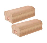 HAMPPLIES 2 Piezas Limas para Nivelar Trastes de Guitarra Herramienta Plana para Biselado Redondeo y Desbarbado Alineación Precisa del Diapasón para Reparación Profesional de Instrumentos de