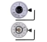 HAMPPLIES 2 Piezas Medidor Digital Torque y Ángulo Ajustable Llave Dinamométrica Mecánica para Reparación Automotriz Visualización Real y Precisión Grados