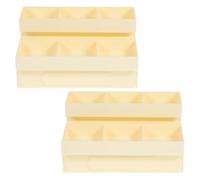 HAMPPLIES 2 Piezas Miniature Vegetable Fruit Storage Rack Mini Dollhouse Supermarket Shelf Ornament Detailed Mini Shelf Model For Kitchen Decor and Play