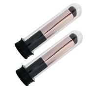 HAMPPLIES 2 piezas Pinceles de Silicona para Labios con Estuche Aplicadores de Labial y Brillo Labial Cabeza Redonda Precisa Herramienta de Maquillaje para Mujeres