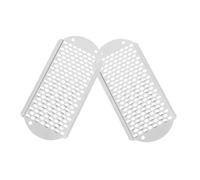 HAMPPLIES 2 Piezas Raspador de Pies Doble Cara para Pedicura Profesional Removedor de Callos y Piel Muerta para Talones y Dedos Herramienta Compacta para Cuidado de Pies Casa y Viaje de