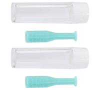 HAMPPLIES 2 Piezas Rgp Ventosas para Lentes de Contacto Duros Removedor Inserter con Diseño Antideslizante de Verde Portátil para Uso Casa y Viaje