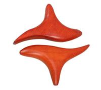 HAMPPLIES 2 piezas Rodillo Masajeador de Madera Bastón Masaje Corporal Ligero Herramienta para Aliviar Músculos Tensos Masajeador para Piernas Brazos y Cuello Diseño y Portátil