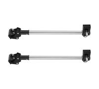 HAMPPLIES 2 Piezas Soporte Metálico para Paraguas Ajustable Resistente al Agua para Bicicleta Scooter Eléctrico Carrito Silla de Ruedas Práctico y Fácil de Instalar