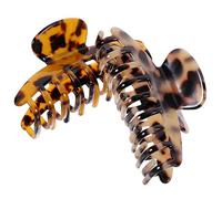 HAMPPLIES 2 Pinzas Pelo Accesorio Elegante Grandes Diseño de Leopardo para Mujer de Hoja de Ácido Acético para Crear Peinados Casuales y Cabello Grueso