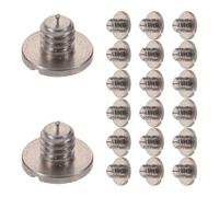 HAMPPLIES 20 Tornillos de Fijación para Flauta de Acero Inoxidable, Kit de Accesorios para Reparación de Instrumentos Musicales, Piezas para Mantenimiento en Escuelas y Bandas,