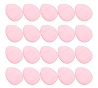 HAMPPLIES 20 Unidades Borla para Polvos Corporales Mini Rosa Forma para Zona T y Tela Hidrofílica, Esponja de Maquillaje Portátil para Aplicación de Polvo On-the-go