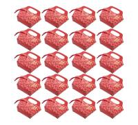 HAMPPLIES 20 Unidades Unidades Caja para Dulces con Asa y Flecos Cajas de Papel para Detalles de Boda Resistentes y Portátiles para Postres y Regalos Recepción y Despedida de Soltera Medidas