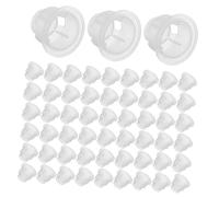 HAMPPLIES 200piezas Tapón De Botella De Aromaterapia Transparente De Tapa De Botella Orificio Para Reemplazo De Tapón De Difusor De Aceite Esencial Para Coche o Casa