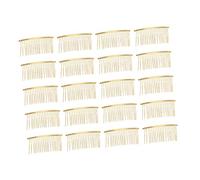 HAMPPLIES 20piezas Peinetas De Metal Para Mujeres Peinetas Laterales Diseño De Precisión Hierro Retorcido Acabado Dorado