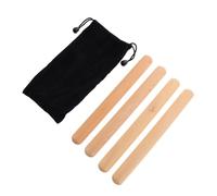 HAMPPLIES 2pares Bastones De Percusión De Madera Para Niño Niña Bolsa De Transporte Instrumento Musical De Ritmo Para Desarrollar El Del Ritmo La
