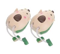 HAMPPLIES 2piezas Adorno Muñeca De Aguacate Decoración De Escritorio Figuras Colgantes para Eventos y Uso Diario