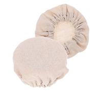 HAMPPLIES 2piezas Cubiertas Reutilizables Para Tarros Para Tapas De Botellas y Tarros De Cocina Protectoras Lavables Para Frascos Redondos De Almacenamiento