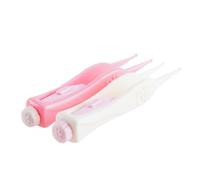 HAMPPLIES 2piezas Luminosas Para Limpiar Oídos Con Luz Led Herramienta Portátil Visible Para Bebés Blanco y Rosa