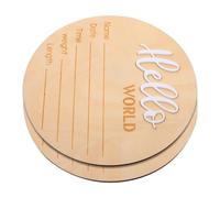 HAMPPLIES 2piezas Señales Nombre Del Letrero De Madera Accesorio Fotográfico Para Hospital Anunciar Nacimiento