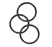 HAMPPLIES 3 Almohadillas de Goma para Cuenco Budista Negro, Tapete para Cuencos Sonoros, Ideales para Artistas y Amigos que Creen Budismo