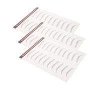 HAMPPLIES 3 Hojas Pegatinas Impermeables para Realistas Simulación Adhesivo Fácil Aplicar para Naturales y Definidas Adecuado para Tipos