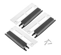 HAMPPLIES 3 Piezas Placas de Refuerzo de Puerta para Cerradura de Bola Placas de Reparación de Orificio de Puerta de Cerradura para Uso Residencial y Comercial Instalación y Alta Durabilidad
