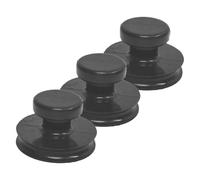 HAMPPLIES 3 Ventosas de Goma para Cuencos de Sonido de 60 Mm Mango Elevador, Accesorios para Cuencos de Meditación, Fijación Segura y Antideslizante, Uso en Instrumentos de Percusión Manual