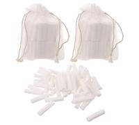 HAMPPLIES 300 Unidades Kit Profesional de 100 Bastones de Algodón para Práctica de Tatuaje de Labios, Material de Fibra Vegetal, Individualmente Empaquetados y Higiénicos para Estudio