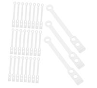 HAMPPLIES 35 piezas Unidades Bandas Elásticas Transparentes para Rizadores de Cabello Accesorios Suaves con Cierre Interior y Exterior para Peinados Espiral y Permanente