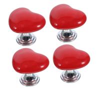 HAMPPLIES 4 piezas Botones de Pulsación para Tanque de Inodoro Forma de Corazón de Resistentes y Duraderos Diseño Único para Baño Fácil Instalación y Uso Sencillo