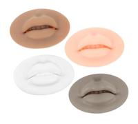 HAMPPLIES 4 Piezas de Labios de Silicona para Practicar Tatuajes Permanentes Sensación Real de Tejido, Adecuado para Artistas y Principiantes en Tatuaje Labial Color Aleatorio