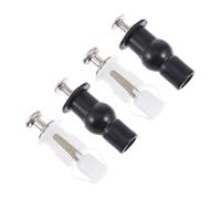 HAMPPLIES 4 piezas Kit de Tornillos de Fijación para Tapadera Wc Tornillos para Asiento Inodoro Resistentes y Duraderos para Montaje Fácil Baño