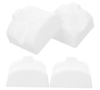 HAMPPLIES 4 piezas Soporte para Ocarina Base Portátil de Resina Blanca Resistente para Almacenamiento y Exhibición de Cerámicas
