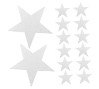 HAMPPLIES 48 Piezas Corte de Estrellas para Decoraciones de Aula Proyectos de Manualidades y Tablones de Anuncios Papel Artístico para Expresión Creativa
