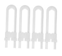 HAMPPLIES 4piezas Cerradura De Seguridad Para Gabinetes y Cajones Protege Bebés De Armarios y Cajones Abiertos Fácil De Instalar Puertas De Cocina y Baño