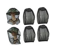 HAMPPLIES 4piezas Gorro Mosquitera Pesca Sombrero De Pesca Unisex Funda Transpirable Para Sombrilla Mallas Protectoras Para Rostro Exteriores Senderismo Camping Escalada Caminatas