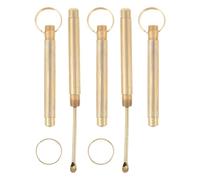 HAMPPLIES 5 Piezas De Limpiador De Oídos Portátil Palillos Para Quitar Cerumen Limpiador De Cerumen De Bolsillo Herramienta Compacta Para Cuchara Para Herramienta