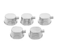 HAMPPLIES 5 Piezas Drum Lug Replacement Metal Accessories Electroplated Single Hole Snare Drum Parts For Repair Tuning Compatible With Bass Electronic And Traditional Sets