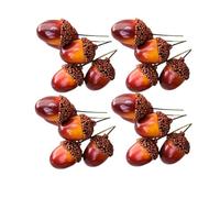 HAMPPLIES 50 Piezas Decoración Artificial de Bellotas Realistas de Bellota Falso para Decoración de Hogar Bodas y Fiestas sin para Eventos y Arreglos Naturales