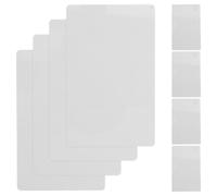 HAMPPLIES 50 Tarjetas Sublimación Productos Metálicos en Blanco para Impresión Uv, Aleación Práctica con Esquinas Redondeadas, Ideales para Tarjetas de Presentación Personalizadas