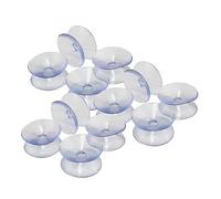 HAMPPLIES 50piezas Almohadilla De Goma Ventosa Antideslizante Transparente De Doble Cara para Vidrio Ventosas De Silicona Sin Ganchos para Ventanas De Coche De Cocina