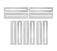 HAMPPLIES 5pares Protector De Diapasón Metal Resistente De Almohadillas Protectoras De Trastes Para Herramientas De Pulido De Diapasón Para De Diapasones