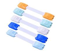 HAMPPLIES 5piezas Cerraduras De Seguridad Infantiles Forma De Coche De Multiusos Para Armarios y Neveras Protege Manos De Bebés y Niño Niña Con Bloqueo Seguro y Fácil Apertura Para Adultos