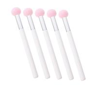 HAMPPLIES 5piezas Conjunto De Esponjas De Maquillaje Con Cabezal De Hongo Esponjas Suaves Para Base y Corrector Con Mango Para Maquillaje Facial Femenino Diario y Profesional
