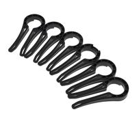 HAMPPLIES 6 Piezas Cerraduras para Perillas de Estufa de Gas Protectores Negros Resistentes al Calor para Seguridad Infantil Cocina Fáciles de Instalar y Duraderos para Control Seguro del