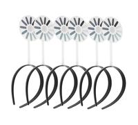 HAMPPLIES 6 Piezas Diadema Cargador Giratoria para Fotos y Fiestas Accesorio Divertido y Ligero para Interacción Social y Contenido Redes