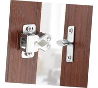 HAMPPLIES 6 piezas Pestillos de Bola Doble Rodillo para Puertas Interiores Armarios Cierres Metálicos Resistentes Fáciles de Instalar Diseño Elegante Acabado Níquel Antióxido