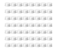 HAMPPLIES 60 Tapas De Aluminio Para Botellas Tapas De Rosca De Aluminio Para Botellas Plateadas